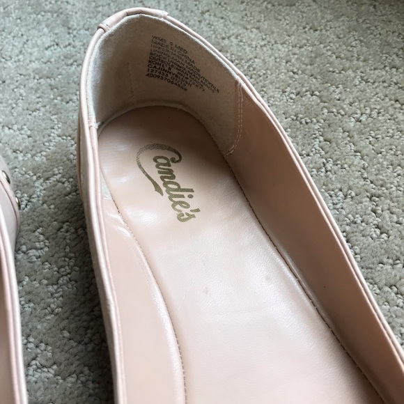 Candies pink studded ballet slippers-size 9 - Picture 2 of 3